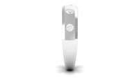 Certified Natural Diamond Mens Wedding Band