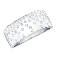 Lab Grown Diamond Wide Wedding Band With Certificate