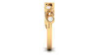 Contemporary Diamond Band Ring for Women
