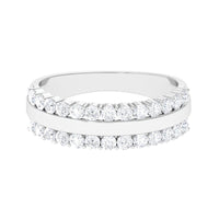 Certified Real Diamond Wedding Band Ring for Women