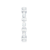 Oval and Marquise Cut Moissanite Stackable Eternity Ring