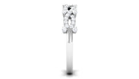 Designer Natural Diamond Infinity Half Eternity Ring
