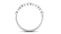Designer Natural Diamond Infinity Half Eternity Ring