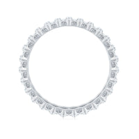 Certified Wide Moissanite Designer Wedding Band