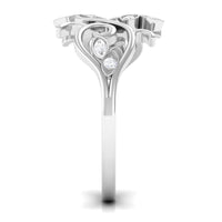 Nature Inspired Diamond Vine Ring for Women