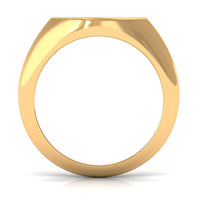 Certified Zircon Taurus Zodiac Signet Ring
