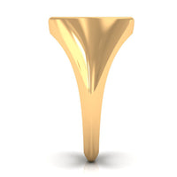 Certified Zircon Taurus Zodiac Signet Ring