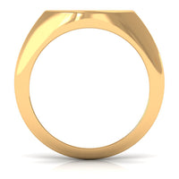 Cubic Zirconia Leo Signet Zodiac Ring