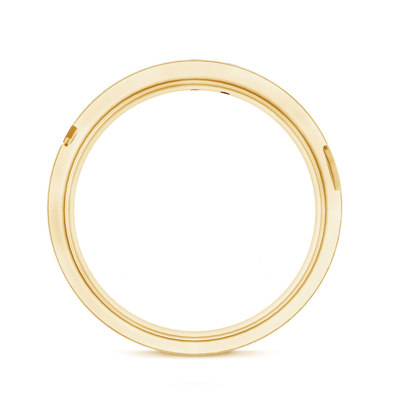 Rosec Jewels diamond wide band ring with flush-set diamonds, showcasing a sleek and elegant jewelry design.