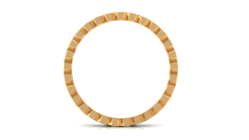Rosec Jewels full eternity band ring with natural diamonds, showcasing a continuous circle of sparkling gemstone accents.