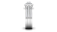 Zircon Statement Bridal Ring Set of 3