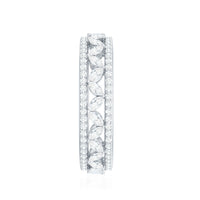 Certified Marquise Moissanite Wedding Band