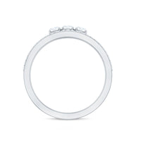 Certified Moissanite 3 stone anniversary ring for women by Rosec Jewels, featuring sparkling gemstones set in elegant ring design.