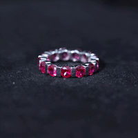 Bar Set Lab Created Ruby Full Eternity Ring
