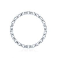 Real Diamond Eternity Ring in Bezel Setting