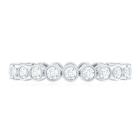 Real Diamond Eternity Ring in Bezel Setting