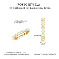 Real Diamond Eternity Ring in Bezel Setting
