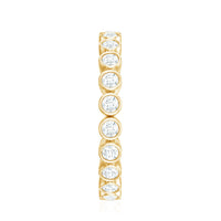 Real Diamond Eternity Ring in Bezel Setting
