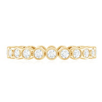 Real Diamond Eternity Ring in Bezel Setting