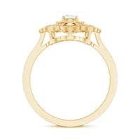 Vintage Looking Diamond Engagement Ring for Women