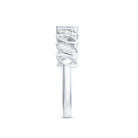 Natural Diamond Marquise Half Eternity Ring for Women