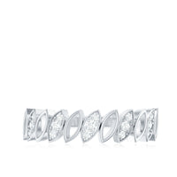 Natural Diamond Marquise Half Eternity Ring for Women