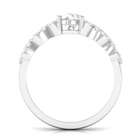 Certified Moissanite Designer Engagement Ring for Women