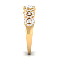 Certified Moissanite Designer Engagement Ring for Women
