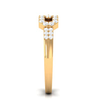 Contemporary Natural Diamond Ring for Women