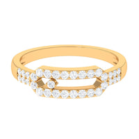 Contemporary Natural Diamond Ring for Women
