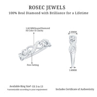 Certified Diamond Infinity Band Ring