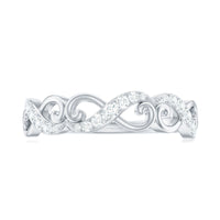 Certified Diamond Infinity Band Ring
