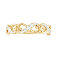Certified Diamond Infinity Band Ring