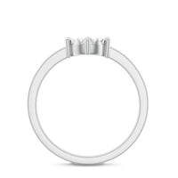 Natural Diamond Promise Ring in Illusion Setting