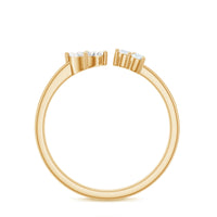 Certified Natural Diamond Cuff Ring for Women