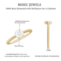 Illusion Set Diamond Promise Ring