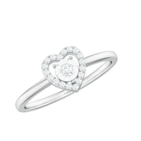 Certified Real Diamond Heart Promise Ring