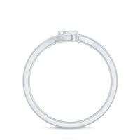 Certified Real Heart Promise Ring with Split Shank