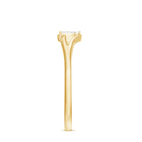 Certified Real Heart Promise Ring with Split Shank