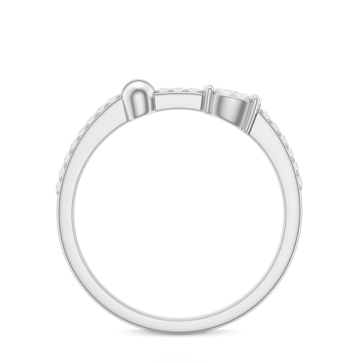 Certified Real Diamond Promise Ring for Valentines