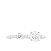 Certified Real Diamond Promise Ring for Valentines