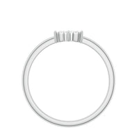 Miracle Plate Diamond Flower Ring with Certificate