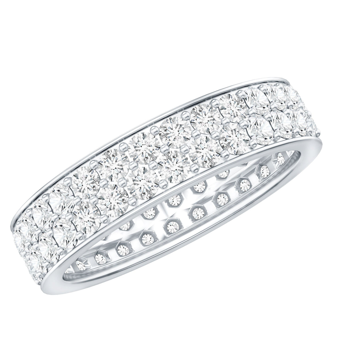 Certified Lab Grown Diamond Wedding Band For Women