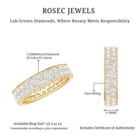 Certified Lab Grown Diamond Wedding Band For Women