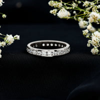 Certified Lab Grown Diamond Eternity Ring in Channel Set