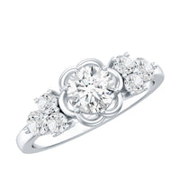 Certified 6 MM Lab Grown Diamond Engagement Ring