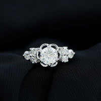 Certified 6 MM Lab Grown Diamond Engagement Ring