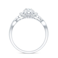 Lab Grown Diamond 6X8 MM Oval Engagement Ring For Women