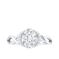 Lab Grown Diamond 6X8 MM Oval Engagement Ring For Women