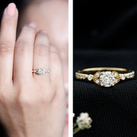 Certified Lab Grown Diamond Minimal Engagement Ring